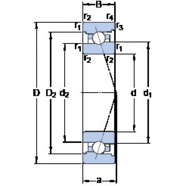 المحامل 71924 CB/HCP4A SKF #1 image