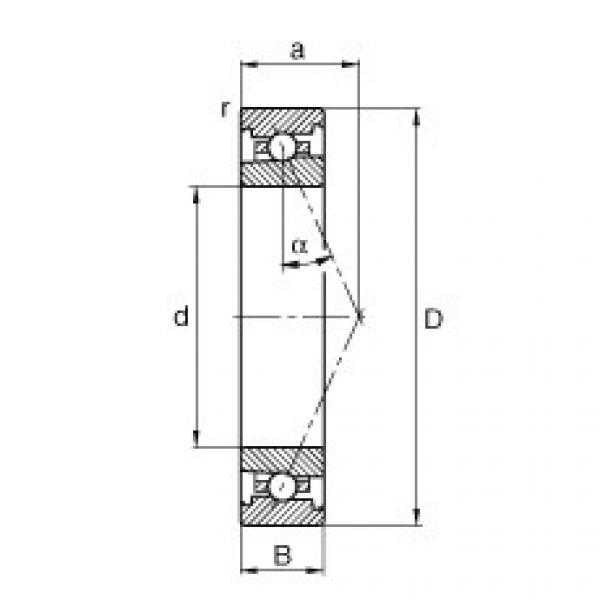 المحامل HS7017-E-T-P4S FAG #1 image