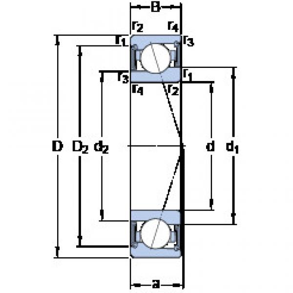 المحامل S71924 ACE/P4A SKF #1 image