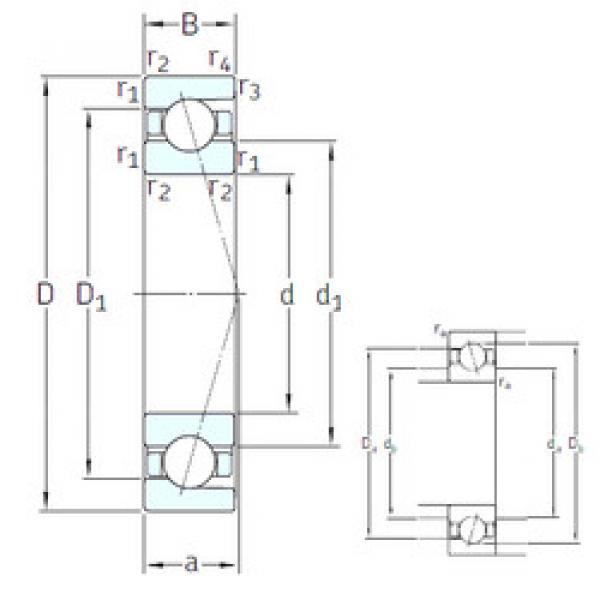 المحامل SEA120 /NS 7CE1 SNFA #1 image