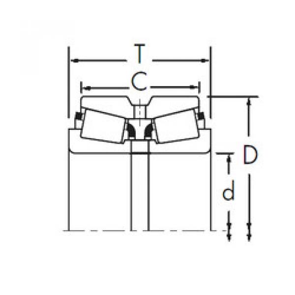 المحامل 02877/02823D+X1S-02877 Timken #1 image