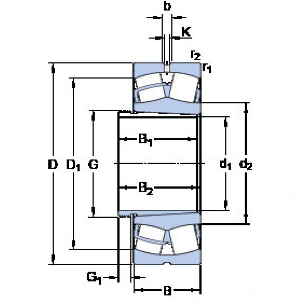 المحامل 22308 EK + AH 2308 SKF #1 image