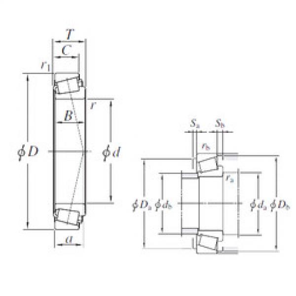 المحامل LM757049/LM757010 KOYO #1 image