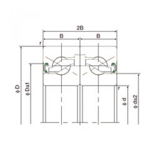 المحامل 17TAB04DF-2NK NACHI #1 image