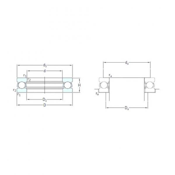 المحامل 51120 SKF #1 image