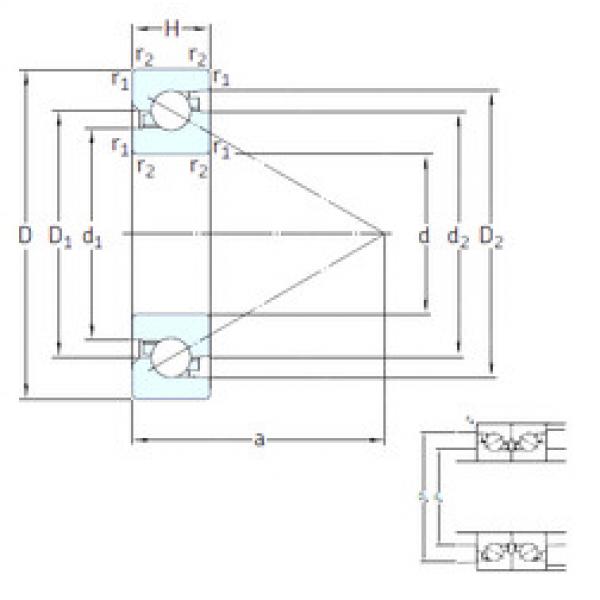 المحامل BS 212 7P62U SNFA #1 image