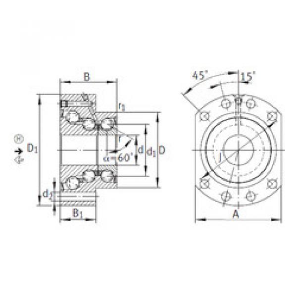 المحامل DKLFA40140-2RS INA #1 image