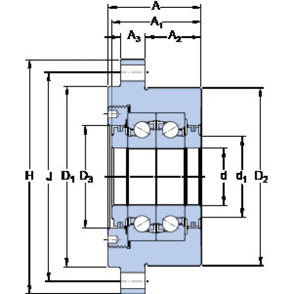 المحامل FBSA 209/DF SKF #1 image