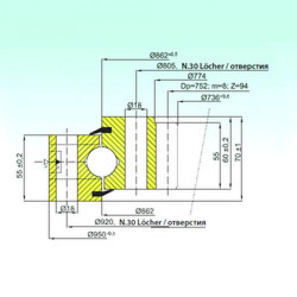 المحامل ZB1.25.0862.200-1SPPN ISB #1 image