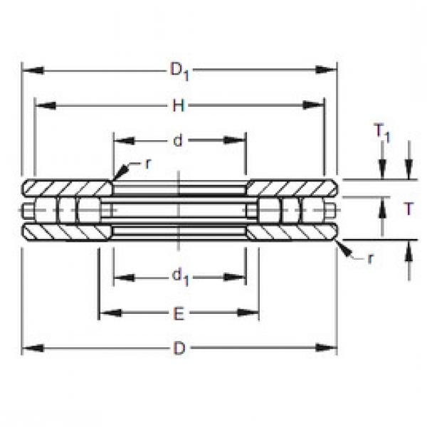 المحامل 30TP108 Timken #1 image