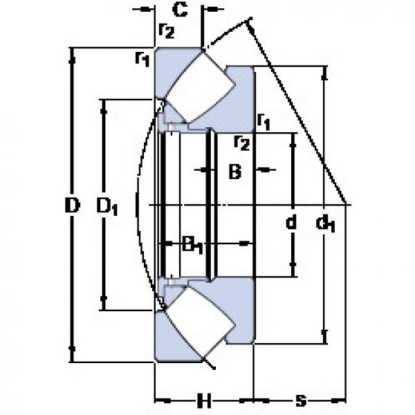 المحامل 29392 SKF #1 image