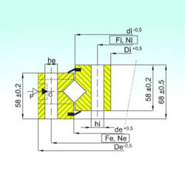 المحامل NR1.20.1904.400-1PPN ISB #1 image