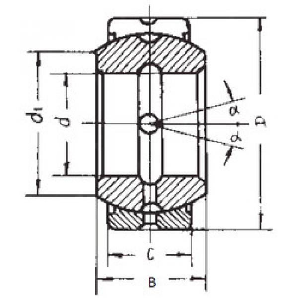 المحامل GEZ25ES-2RS FBJ #1 image