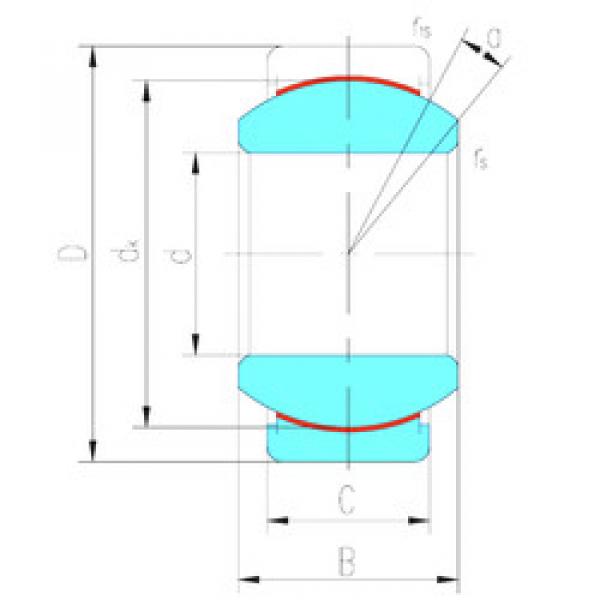 المحامل GEZ44ET-2RS LS #1 image