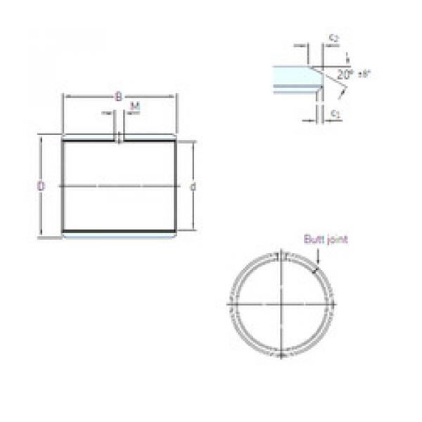 المحامل PCM 060806 E SKF #1 image