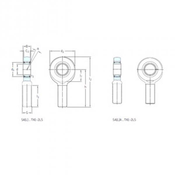 المحامل SALA40TXE-2LS SKF #1 image