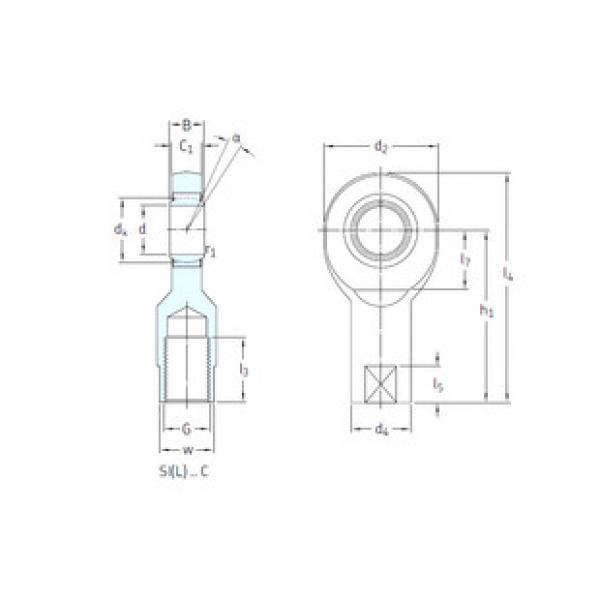 المحامل SIL6C SKF #1 image