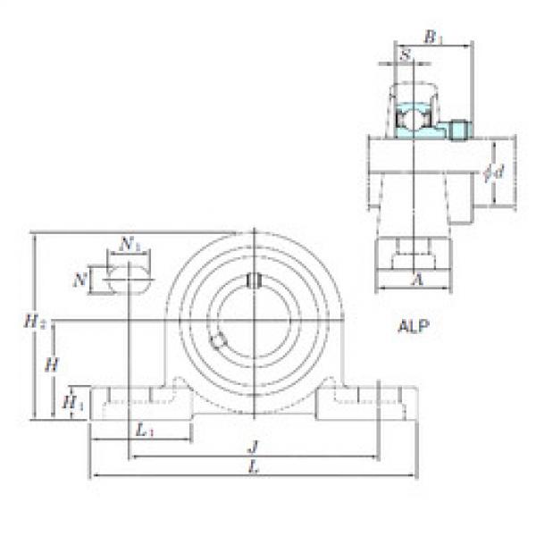 المحامل ALP205-15 KOYO #1 image