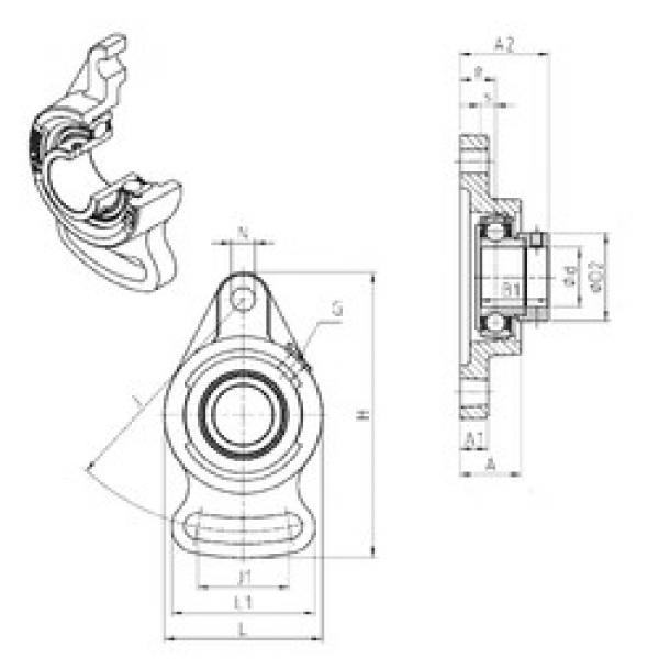 المحامل ESFA209 SNR #1 image