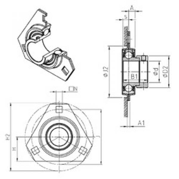 المحامل ESPFT205 SNR #1 image