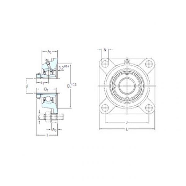 المحامل FYJ 25 KF+H 2305 SKF #1 image