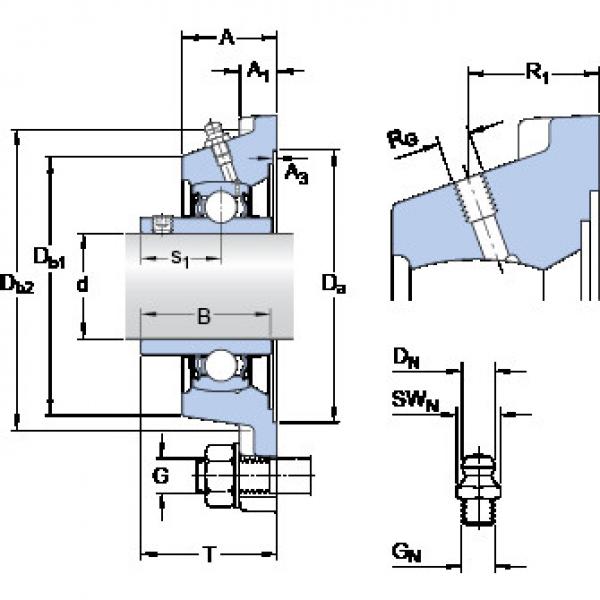 المحامل FYJ 3/4 TF SKF #1 image