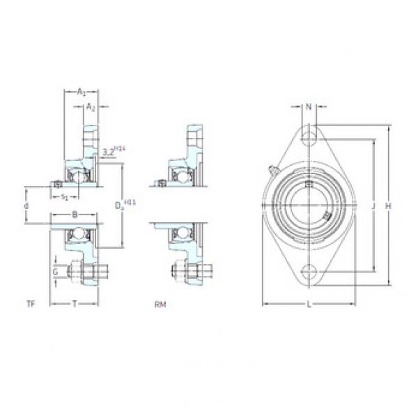 المحامل FYT 1.7/16 FM SKF #1 image