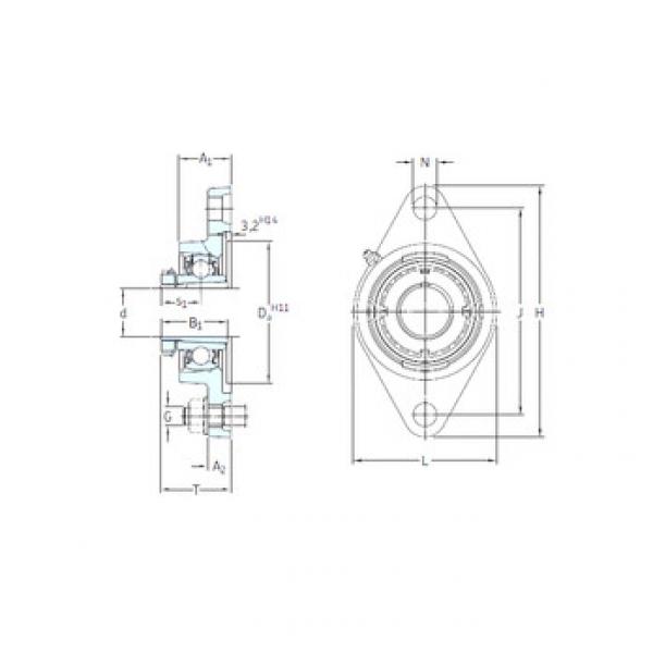 المحامل FYTJ 30 KF+HA 2306 SKF #1 image