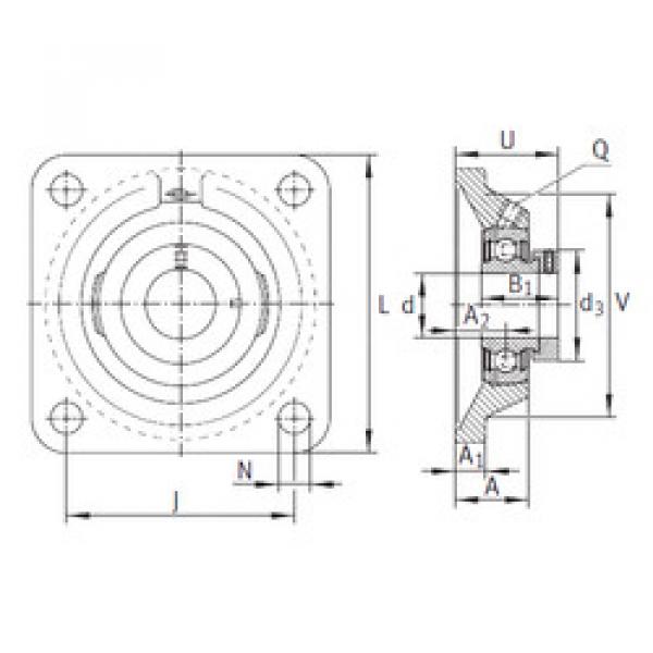 المحامل PCJ30-N-FA125 INA #1 image