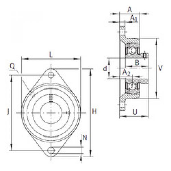 المحامل PCJTY40-N INA #1 image