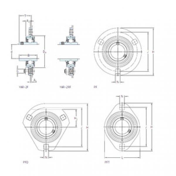 المحامل PF 30 RM SKF #1 image