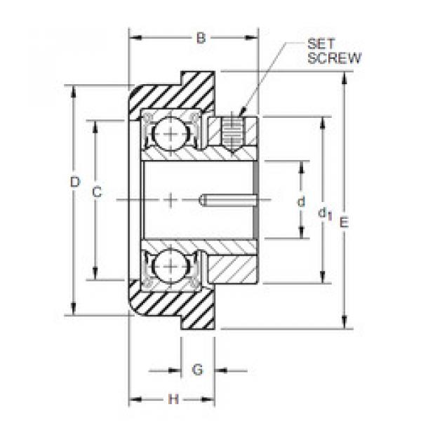 المحامل S1PP73RTF Timken #1 image