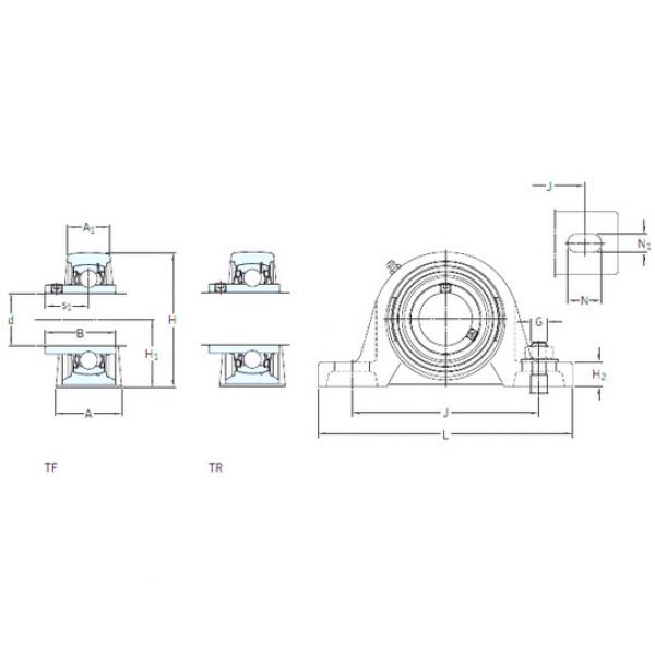 المحامل SY 25 TR SKF #1 image