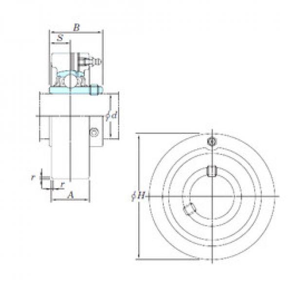 المحامل UCC207-23 KOYO #1 image