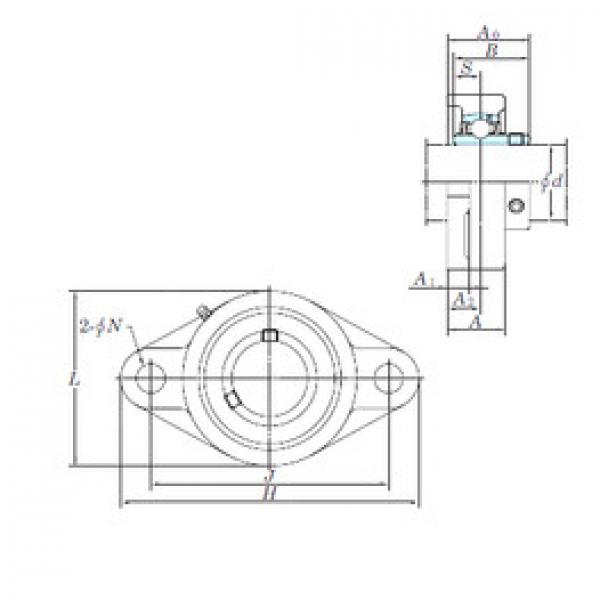 المحامل UCFL209-26E KOYO #1 image