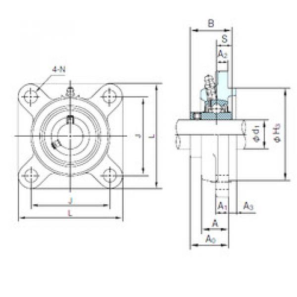 المحامل UCFS317 NACHI #1 image