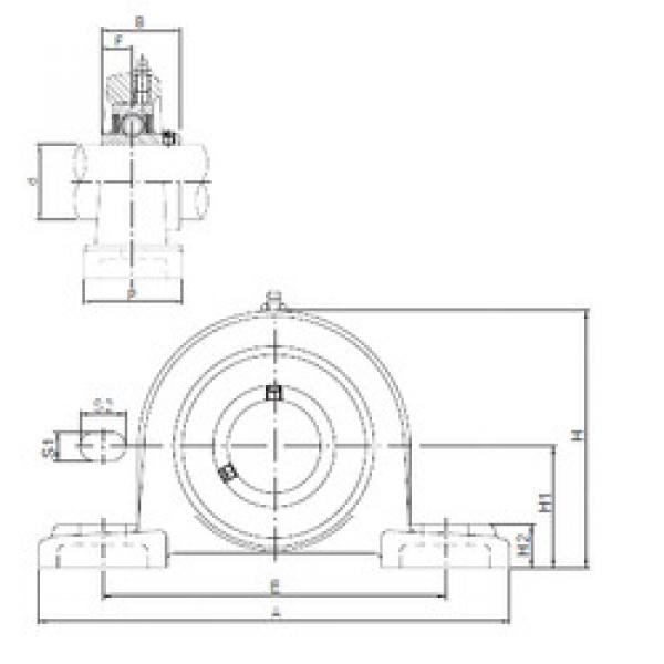 المحامل UCP312 ISO #1 image