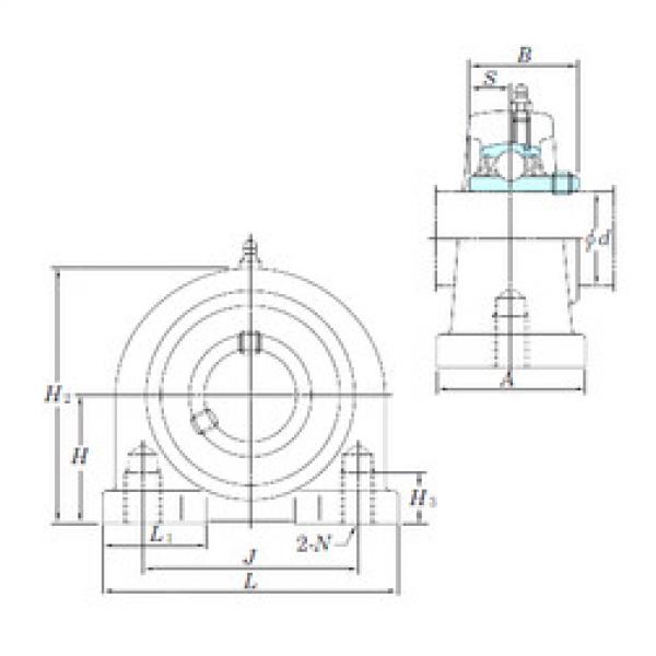 المحامل UCPA202-10 KOYO #1 image