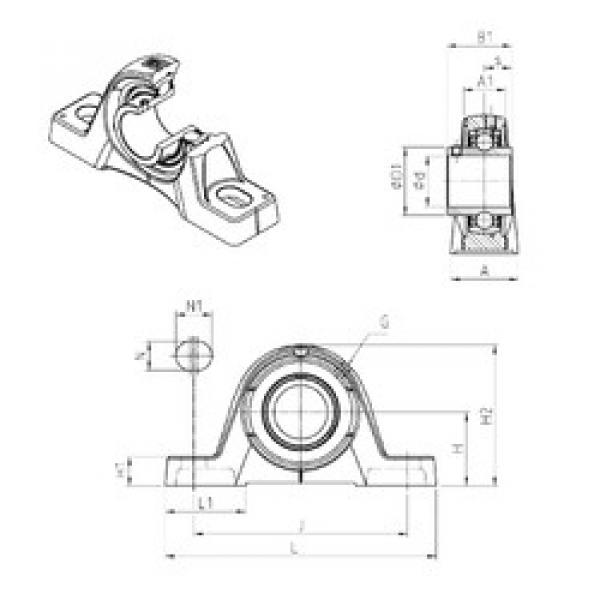 المحامل UCPE205 SNR #1 image