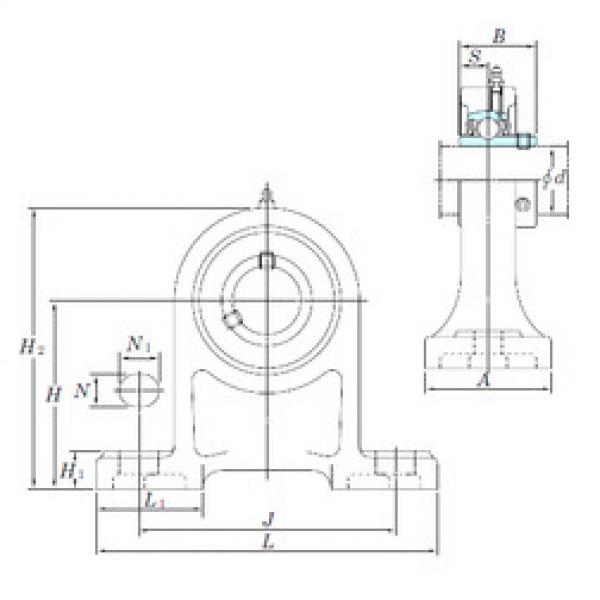 المحامل UCPH209-27 KOYO #1 image