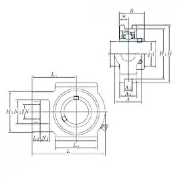 المحامل UCT204E KOYO #1 image