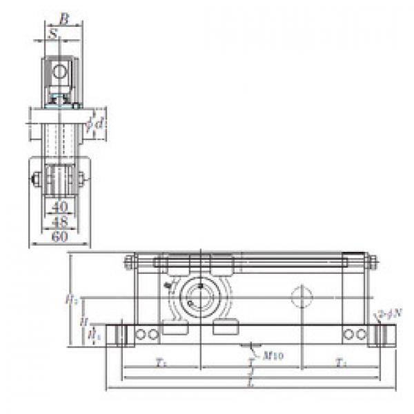 المحامل UCTL208-300 KOYO #1 image