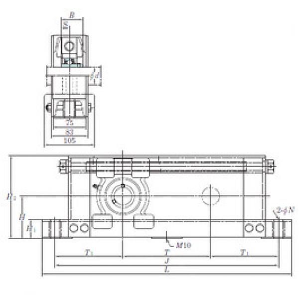 المحامل UCTU212-700 KOYO #1 image