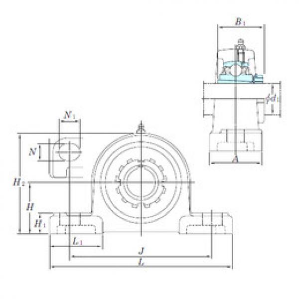 المحامل UKP310SC KOYO #1 image