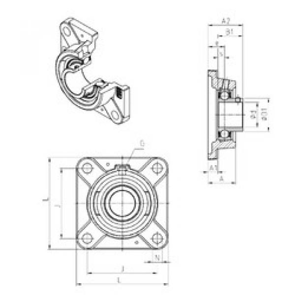 المحامل USFE205 SNR #1 image